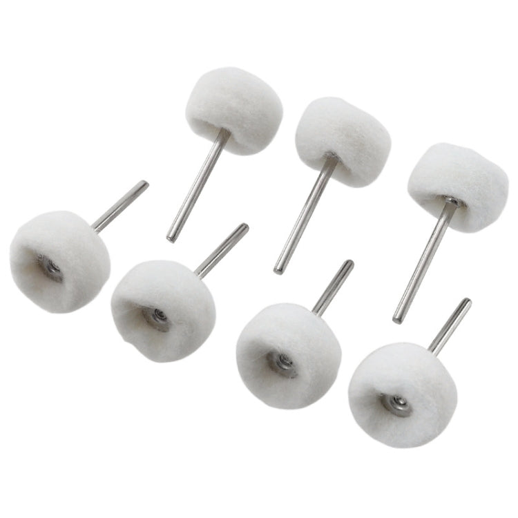 20pcs MT-3YM Cashmere Ball Polishing Wheel Metal Mirror Polishing With Rod Wool Grinding Head