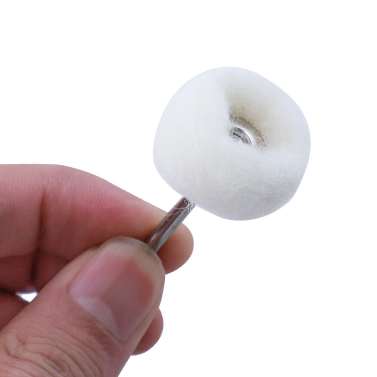 20pcs MT-3YM Cashmere Ball Polishing Wheel Metal Mirror Polishing With Rod Wool Grinding Head