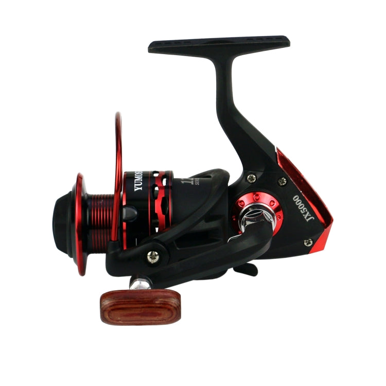 YUMOSHI JX4000 Wooden Handlebar Metal Head Fishing Reel Spinning Wheel