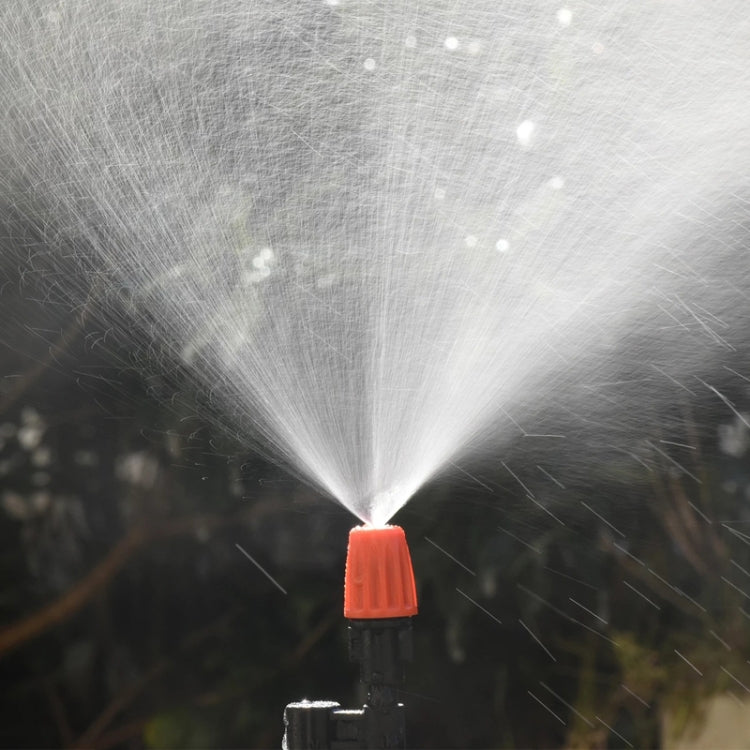 20pcs TF-118 Gardening Irrigation Drip Irrigation System Set Accessories 6mm Single Hook Connection 4/7mm Capillary (Orange)