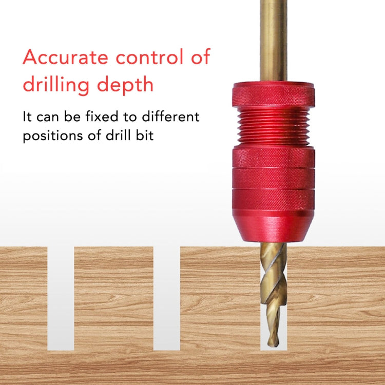 Adjustable Bit Stop Locator Drilling Aid Tool, Model: Type 6-11