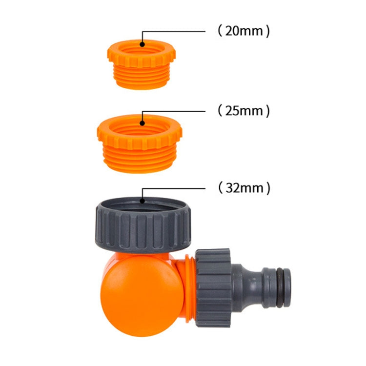 Washing Machine Faucet Connector 180 Degree Swivel Adapter, Specification: Adapter+4 Points Water Connection