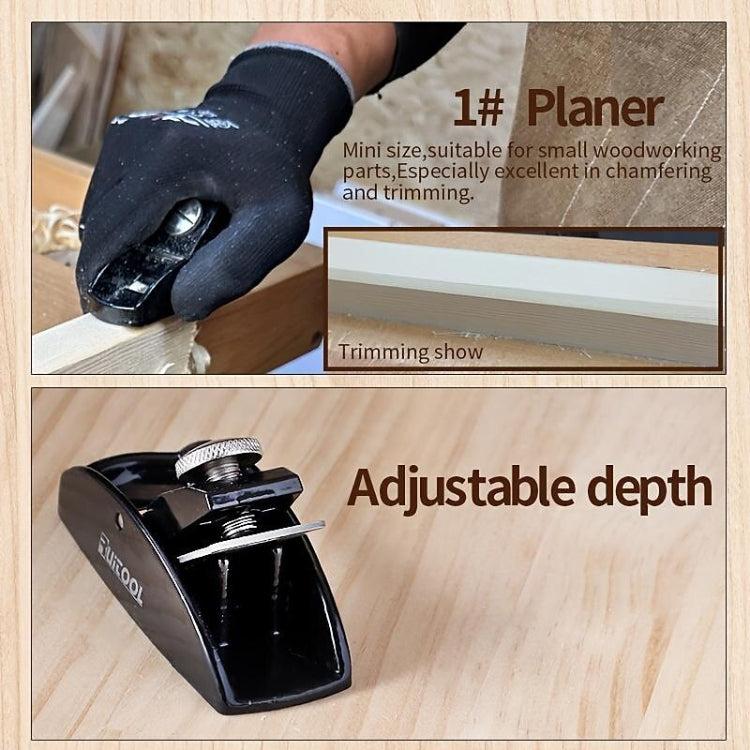 RUITOOL Small Woodworking Planer Metal Short Planer Edge Trimming Chamfer Planer