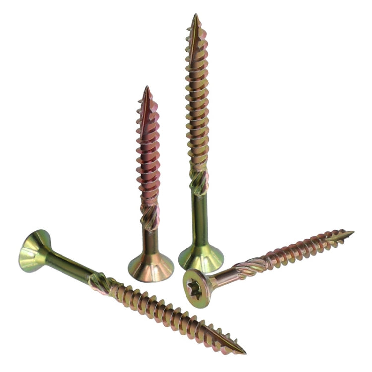 RUITOOL T25 100pcs Woodworking Screws Torx Self Tapping Screws 4.5 x 60mm