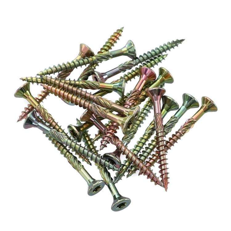 RUITOOL T25 100pcs Woodworking Screws Torx Self Tapping Screws 4.5 x 35mm
