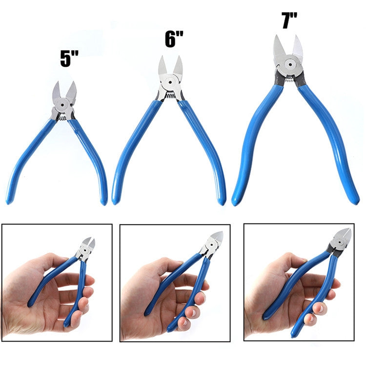 6 inch Water Nozzle Pliers Shearing Chrome Vanadium Steel Electrician Diagonal Wire Strippers