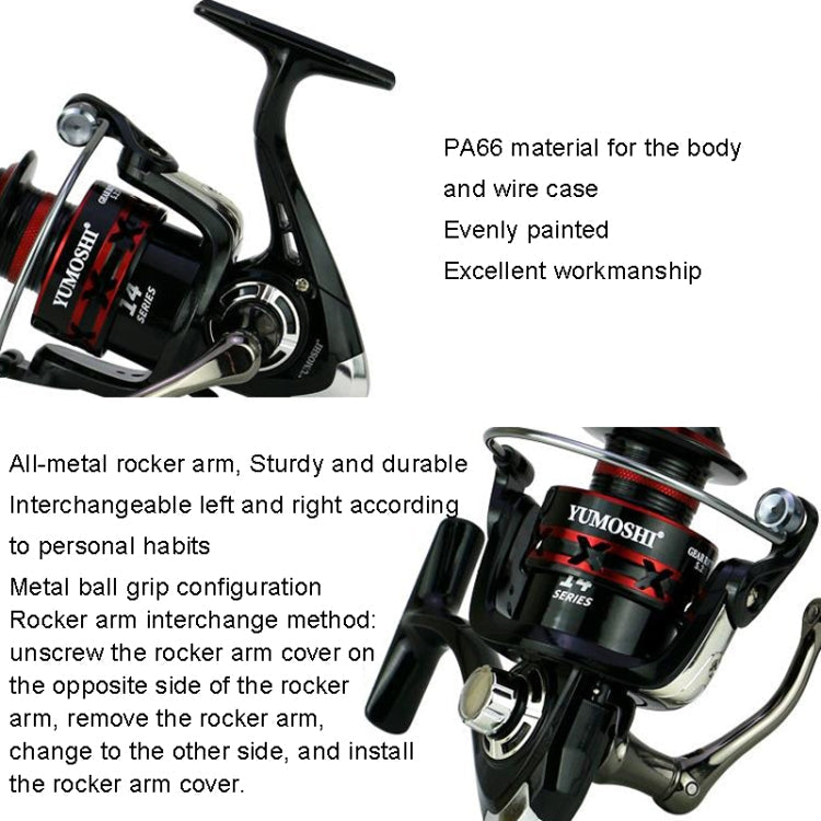 YUMOSHI RS3000 Metal Rocker Fishing Reel