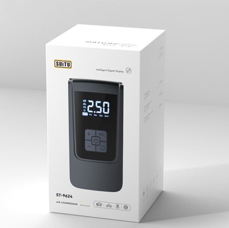 SUITU   ST-9624B Wireless+USB 150psi  Air Pump Intelligent Digital Display Car Bicycle Ball Electric Pump Cylinder