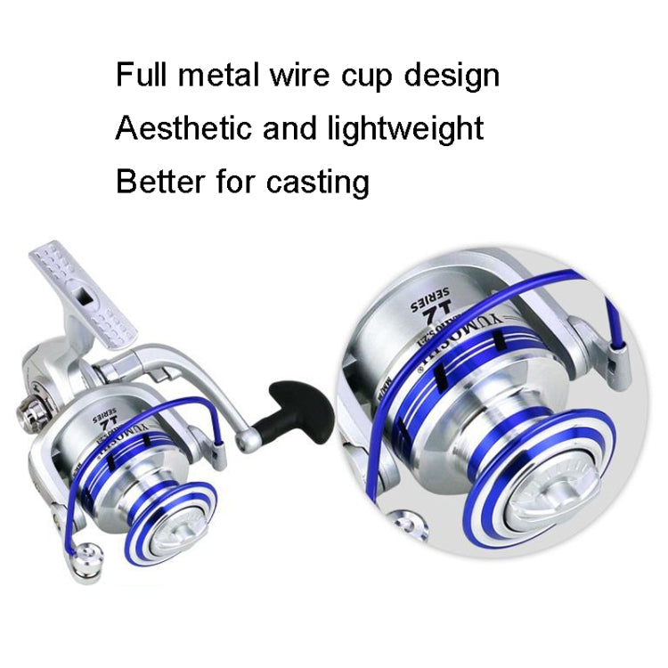 YUMOSHI AL5000 Metal Head Fish Line Wheel