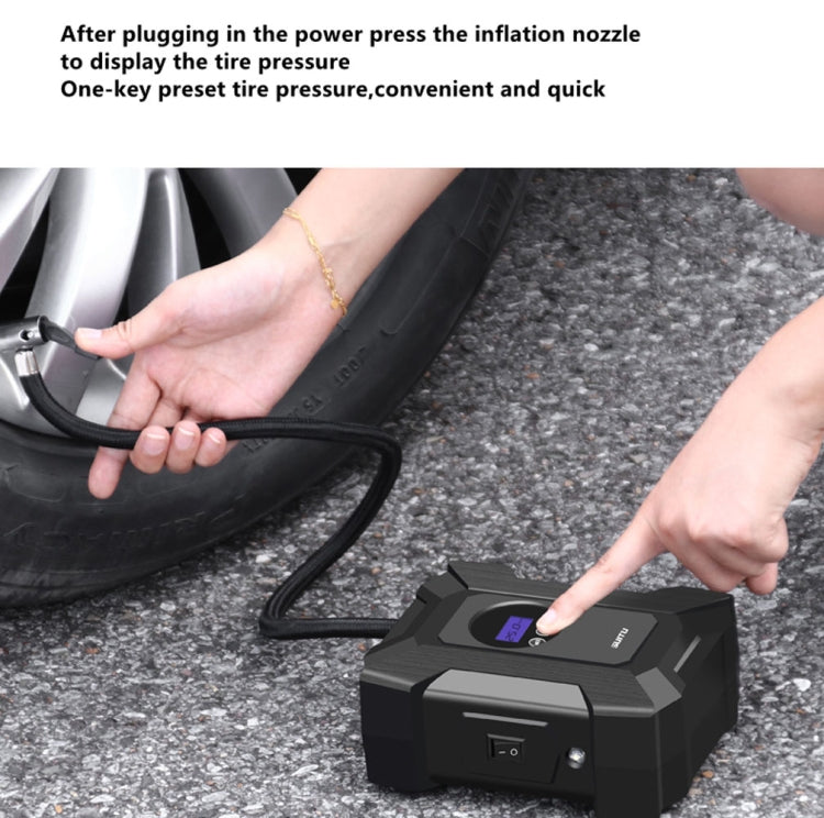 SUITU  ST-818  DC 12V Wired Car Air Pump Tire Inflator With LED Lighting Pointer Model