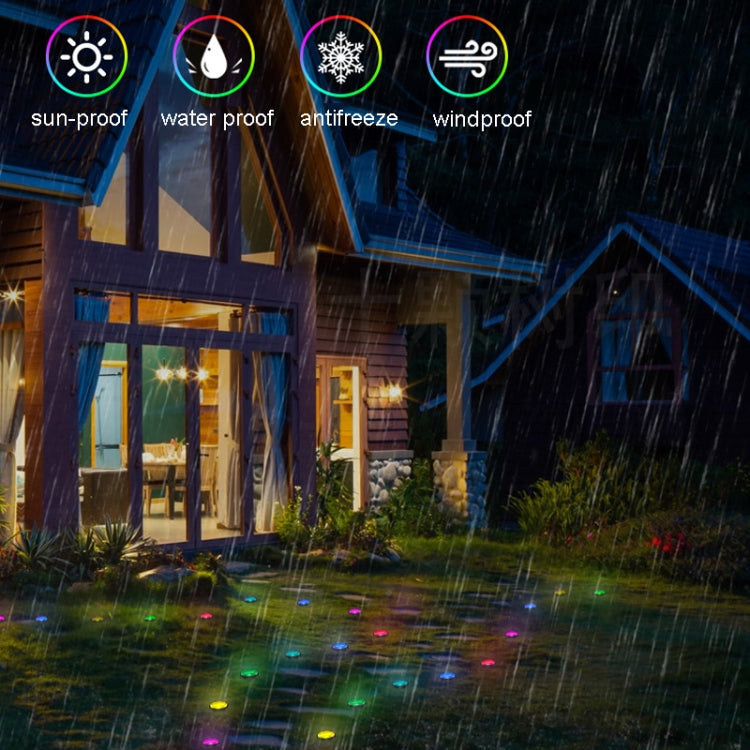 SKS-JZ-13 DC 12V 10m 15 LEDs Bluetooth RGB Lawn Light String Waterproof  LED Buried Lights AU Plug