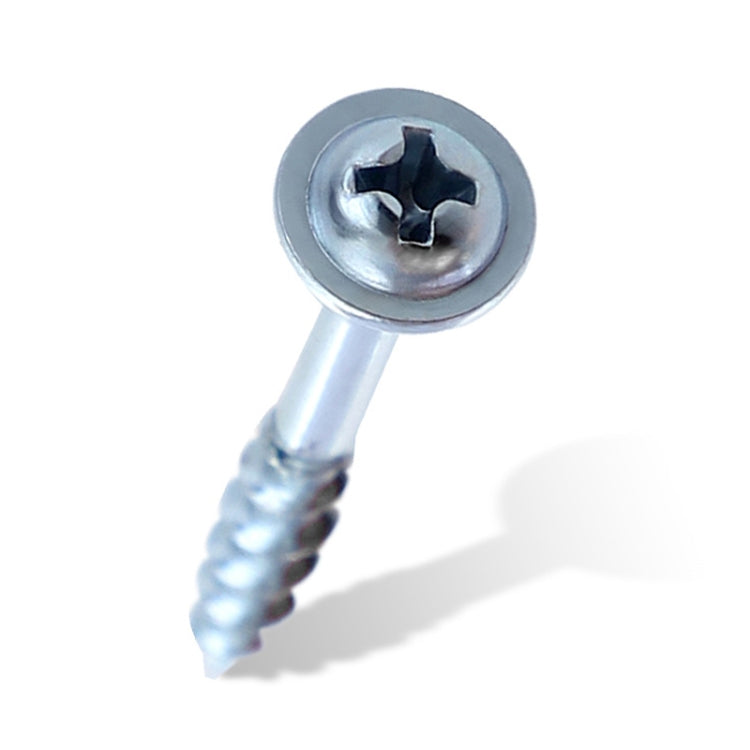 RUITOOL ST4 100pcs Woodworking Slant Hole Screws Half Tooth Self Tapping Phillips Bolt 50mm