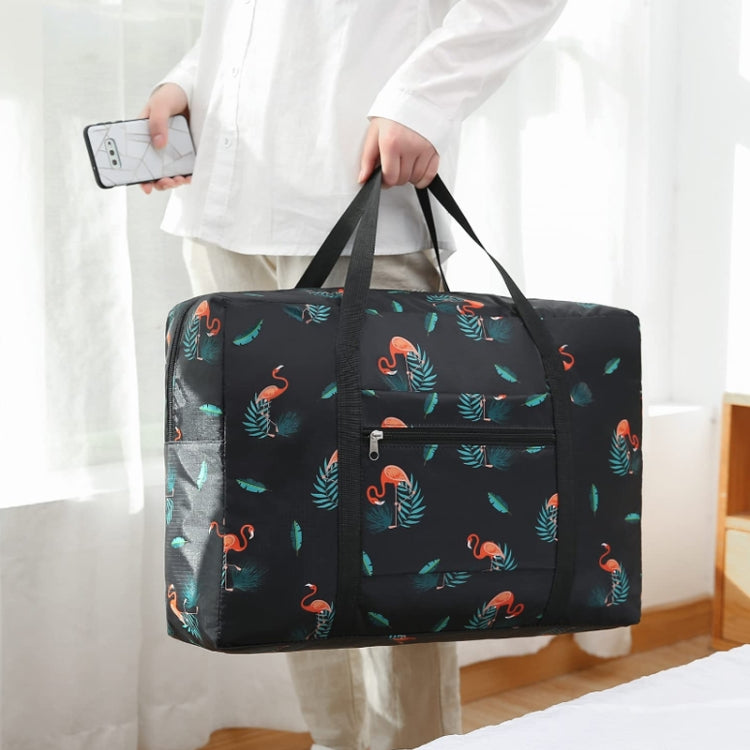 Travel Waterproof Foldable Storage Hand Luggage Bag(Pink Lamb)