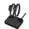 2-In-1 Electric Dog Fence & Remote Training Collar Adjustable Vibration & Shock For 2 Dogs(Black)
