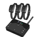 2-In-1 Electric Dog Fence & Remote Training Collar Adjustable Vibration & Shock For 3 Dogs(Black)