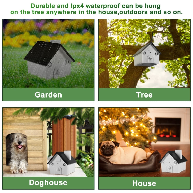 Ultrasonic Dog Barking Control Devices Dog Training Up to 50 Ft Range(Black)