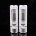 400ml Double Head Wall Mounted Manual Press Soap Dispenser Shampoo Bottle Hand Wash Body Wash Dispenser, Color: White