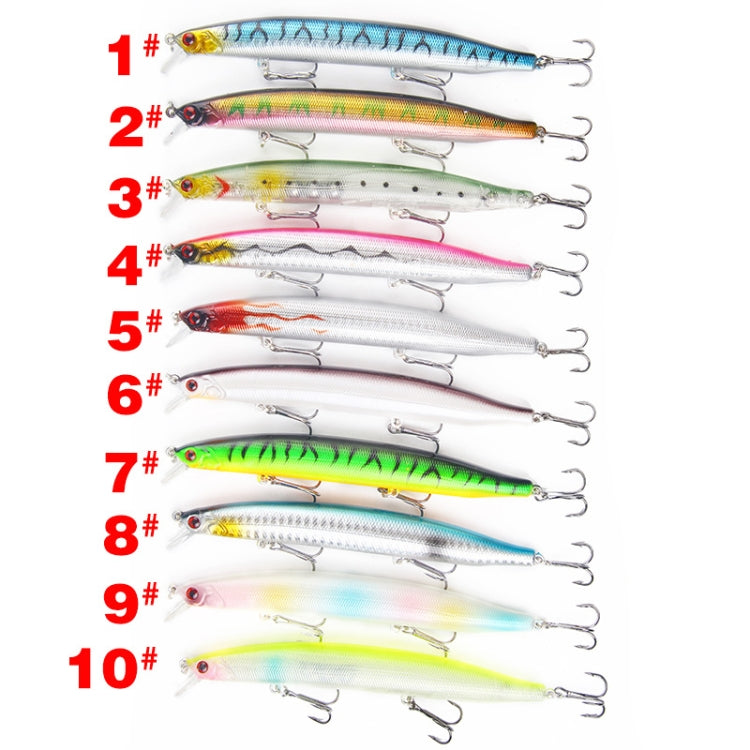 XY-256 19.1g/13.5cm Long Casting Sinking Minnow Fake Bait(9)