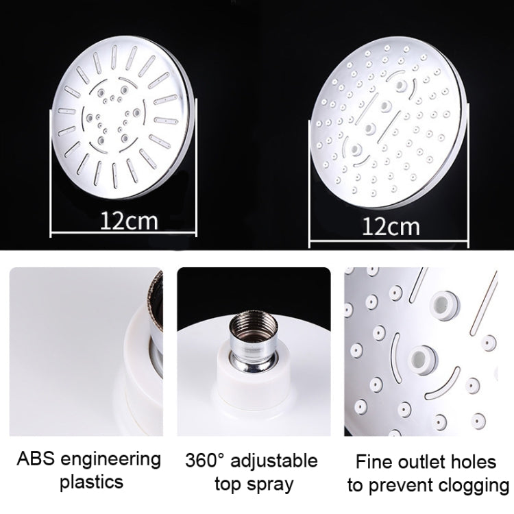 Hotel Showerhead Overhead Spray Plastic Bathroom Rooftop Nozzle(Sunflower)