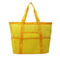 Large Capacity Mesh Swimming Tote Beach Bag(Yellow)