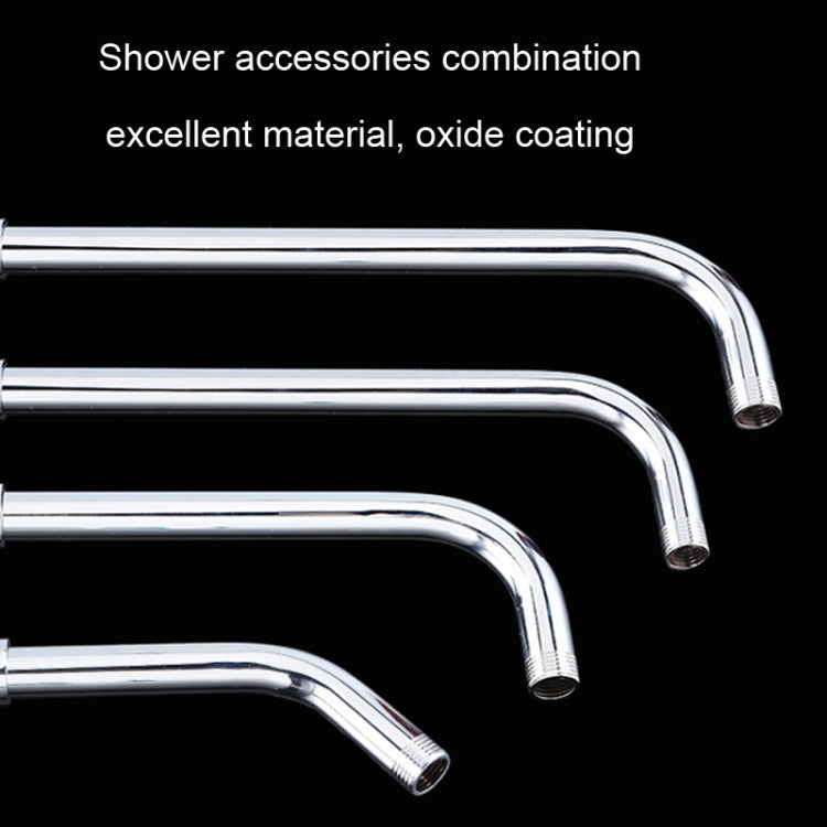 Top Spray Rod Shower Tube Stainless Steel Shower Outlet Pipe Elbow, Size: 29.5cm
