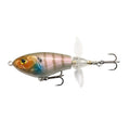 DF065 9g Double Paddle Tractor Surface Tether Roadrunner Fake Lure Long-distance Casting Lure(Horse Mouth Color)