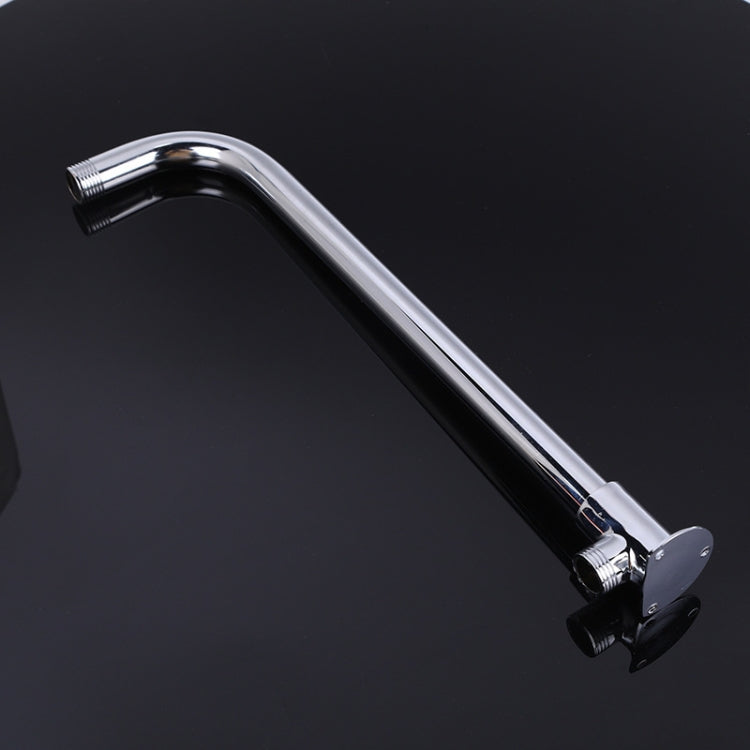 With Base Top Spray Rod Shower Tube Stainless Steel Shower Outlet Pipe Elbow, Size: 49.5cm