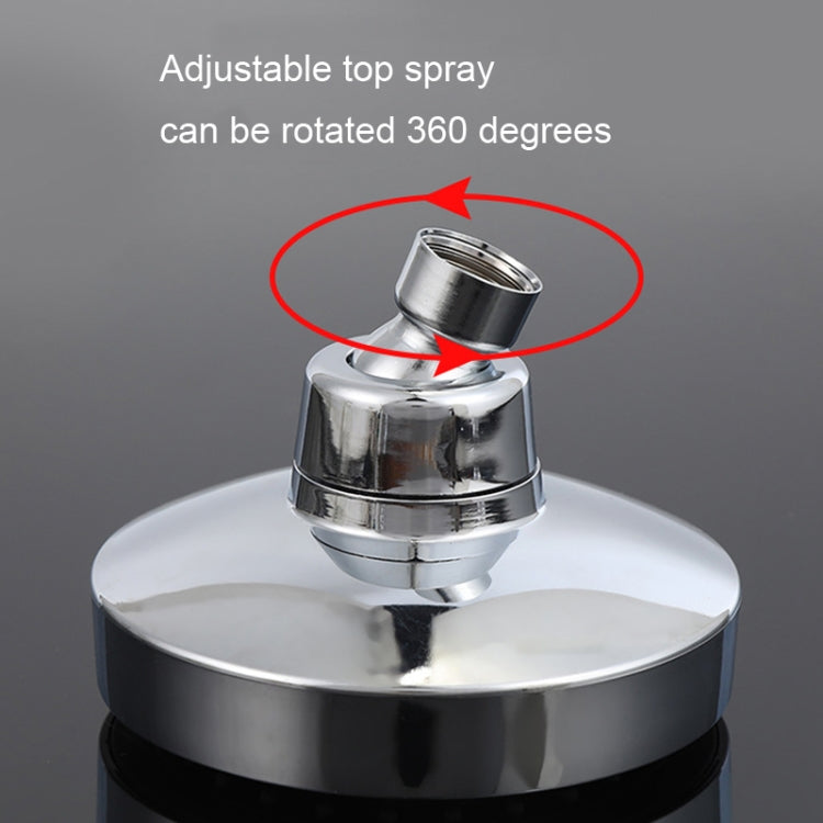 AL-63 5 inch Hotel Showerhead Overhead Spray Plastic Bathroom Rooftop Nozzle(Style A)