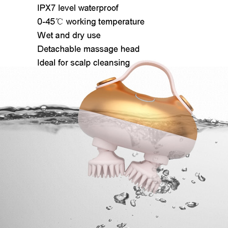 MAH02 Smart Head Massage Wireless Kneading Massager(Gold)