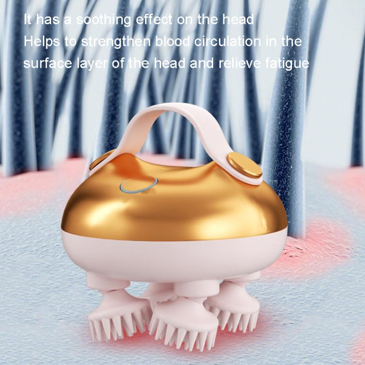MAH02 Smart Head Massage Wireless Kneading Massager(Gold)