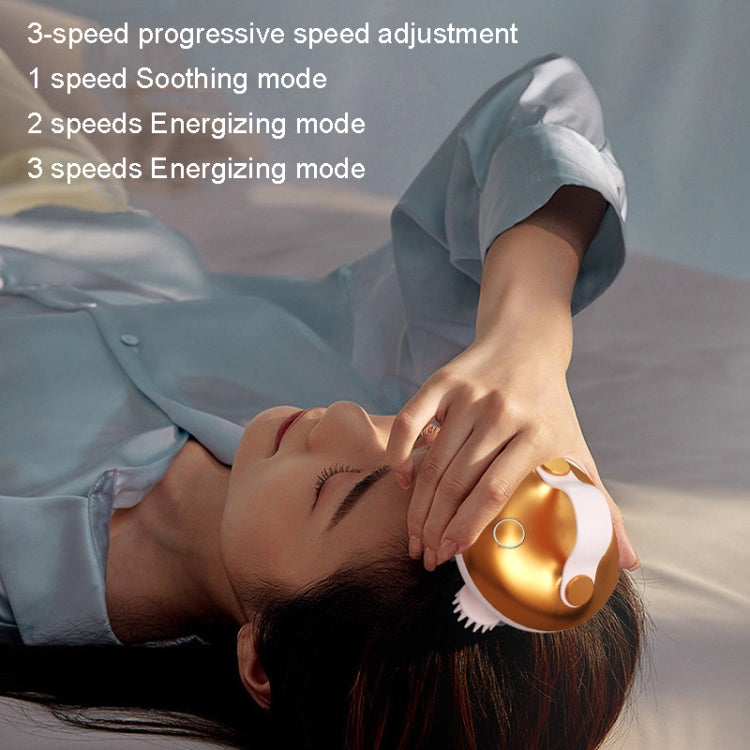 MAH02 Smart Head Massage Wireless Kneading Massager(Gold)