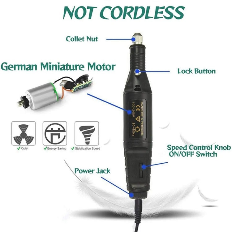 70pcs/set Mini Electric Speed Adjustable Engraving Pen Micro Electric Drill(US Plug)