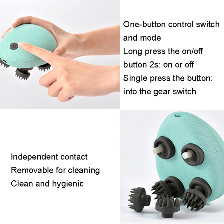 Mini Electric Head Massage(White)