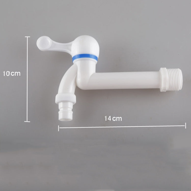 Plastic Single Cooler Faucet Wall Mounted Washing Machine Faucet(3/ 4 inch)