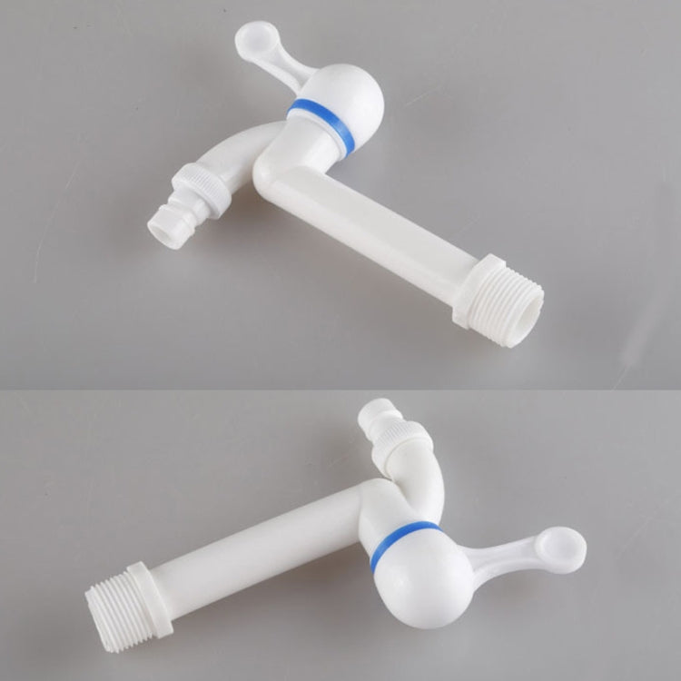 Plastic Single Cooler Faucet Wall Mounted Washing Machine Faucet(3/ 4 inch)