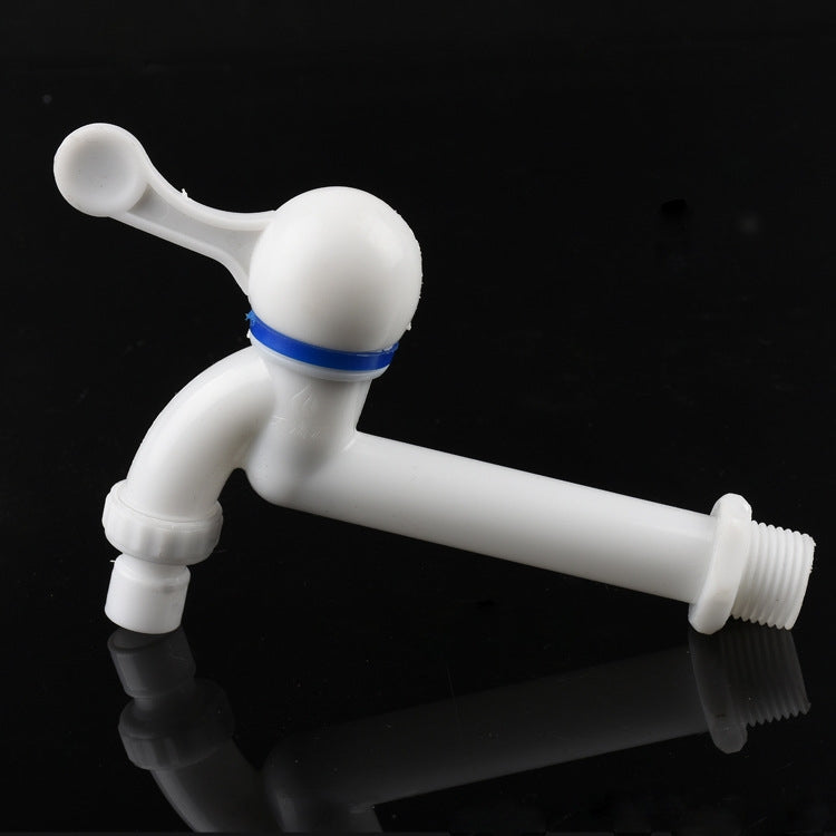 Plastic Single Cooler Faucet Wall Mounted Washing Machine Faucet(3/ 4 inch)