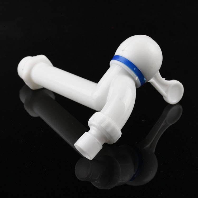Plastic Single Cooler Faucet Wall Mounted Washing Machine Faucet(1/ 2 inch)
