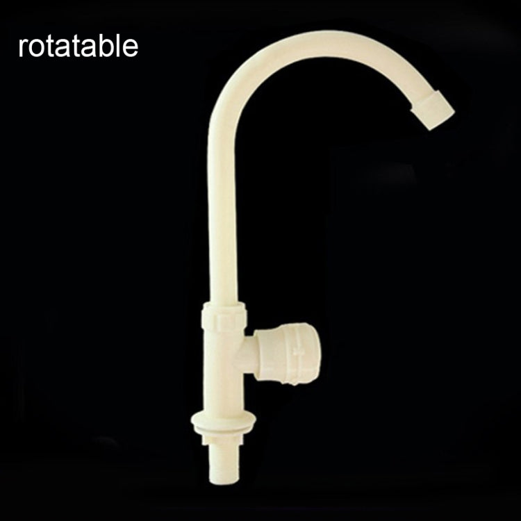 Plastic Kitchen Single Cold Sink Faucet Vertical Faucet, Specification: High Pole