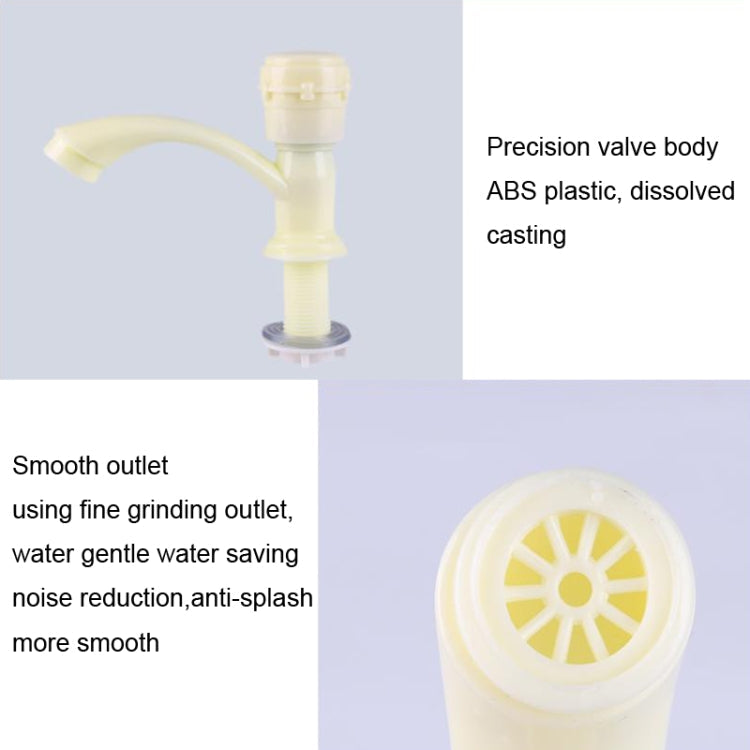 Plastic Kitchen Single Cold Sink Faucet Vertical Faucet, Specification: High Pole