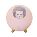 WT-TX5 USB Direct Insert Version Humidifier Mini Planet Cat Desktop Purifier(Pink)