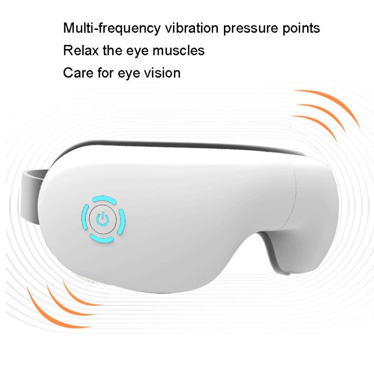 A216 Intelligent Wireless Eye Massage Instrument Pneumatic Vibration Hot Compress Eye Care Instrument(White)