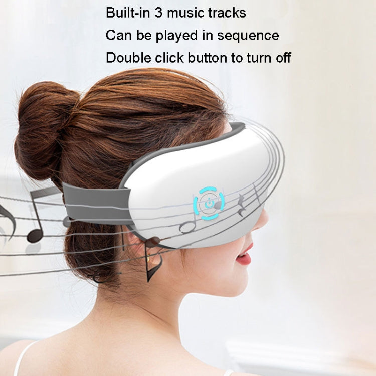 A216 Intelligent Wireless Eye Massage Instrument Pneumatic Vibration Hot Compress Eye Care Instrument(White)