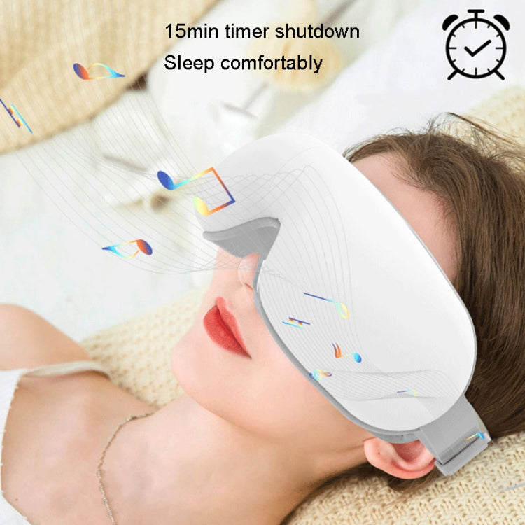 A216 Intelligent Wireless Eye Massage Instrument Pneumatic Vibration Hot Compress Eye Care Instrument(White)