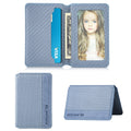 Multifunctional Mobile Phone Back Sticker Card Bag with Bracket Function(Blue)