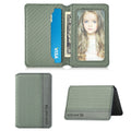 Multifunctional Mobile Phone Back Sticker Card Bag with Bracket Function(Green)