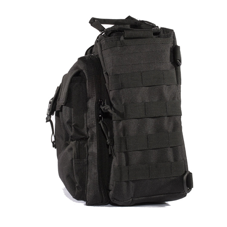 A025 Outdoor Messenger Shoulder Computer Bag Sports Cycling Waterproof Bag(Black)