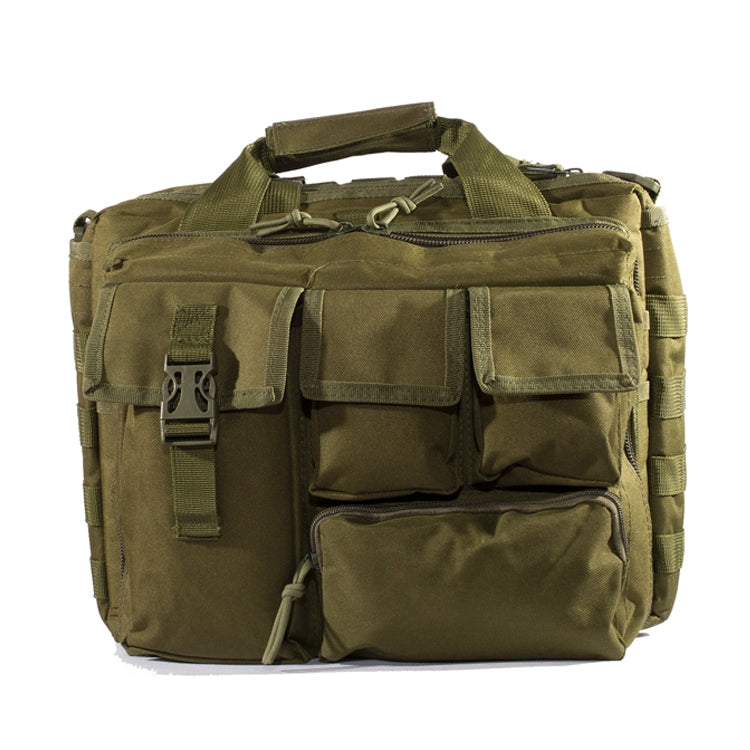 A025 Outdoor Messenger Shoulder Computer Bag Sports Cycling Waterproof Bag(Army Green)
