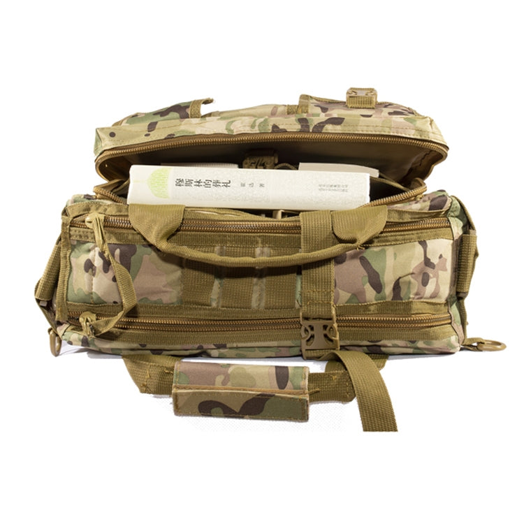 A025 Outdoor Messenger Shoulder Computer Bag Sports Cycling Waterproof Bag(CP Camouflage)