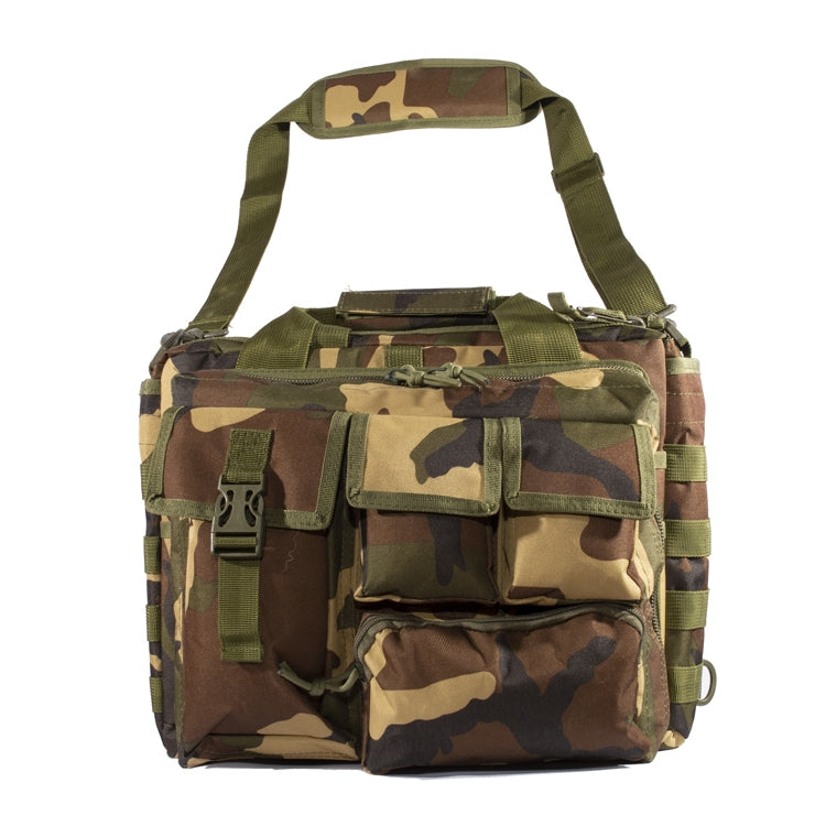 A025 Outdoor Messenger Shoulder Computer Bag Sports Cycling Waterproof Bag(Jungle Camouflage)