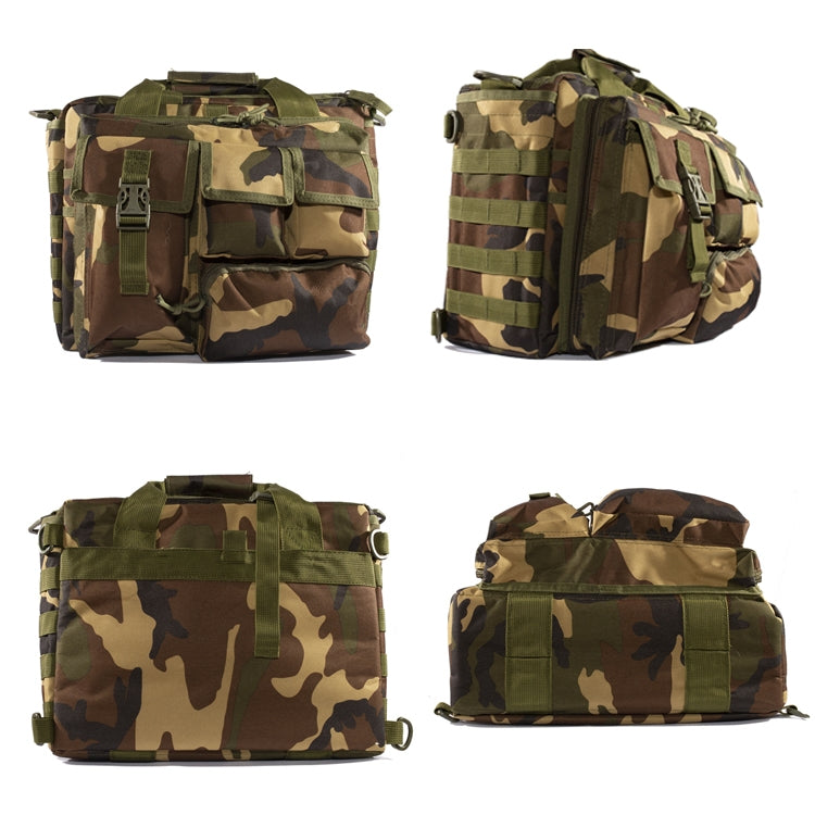 A025 Outdoor Messenger Shoulder Computer Bag Sports Cycling Waterproof Bag(Jungle Camouflage)